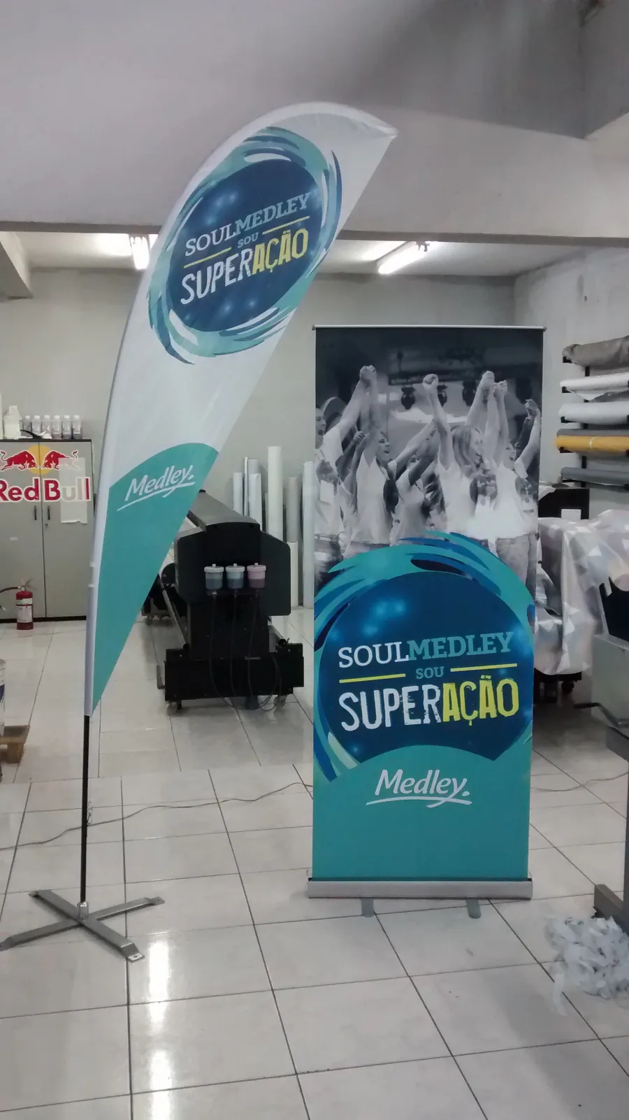 Bandeiras e tecidos sublimados