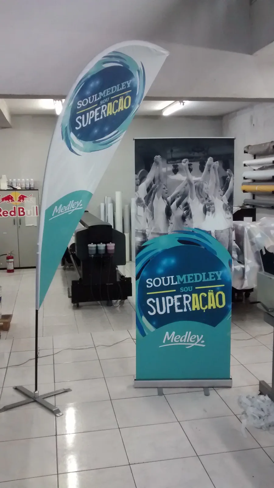 Bandeiras e tecidos sublimados